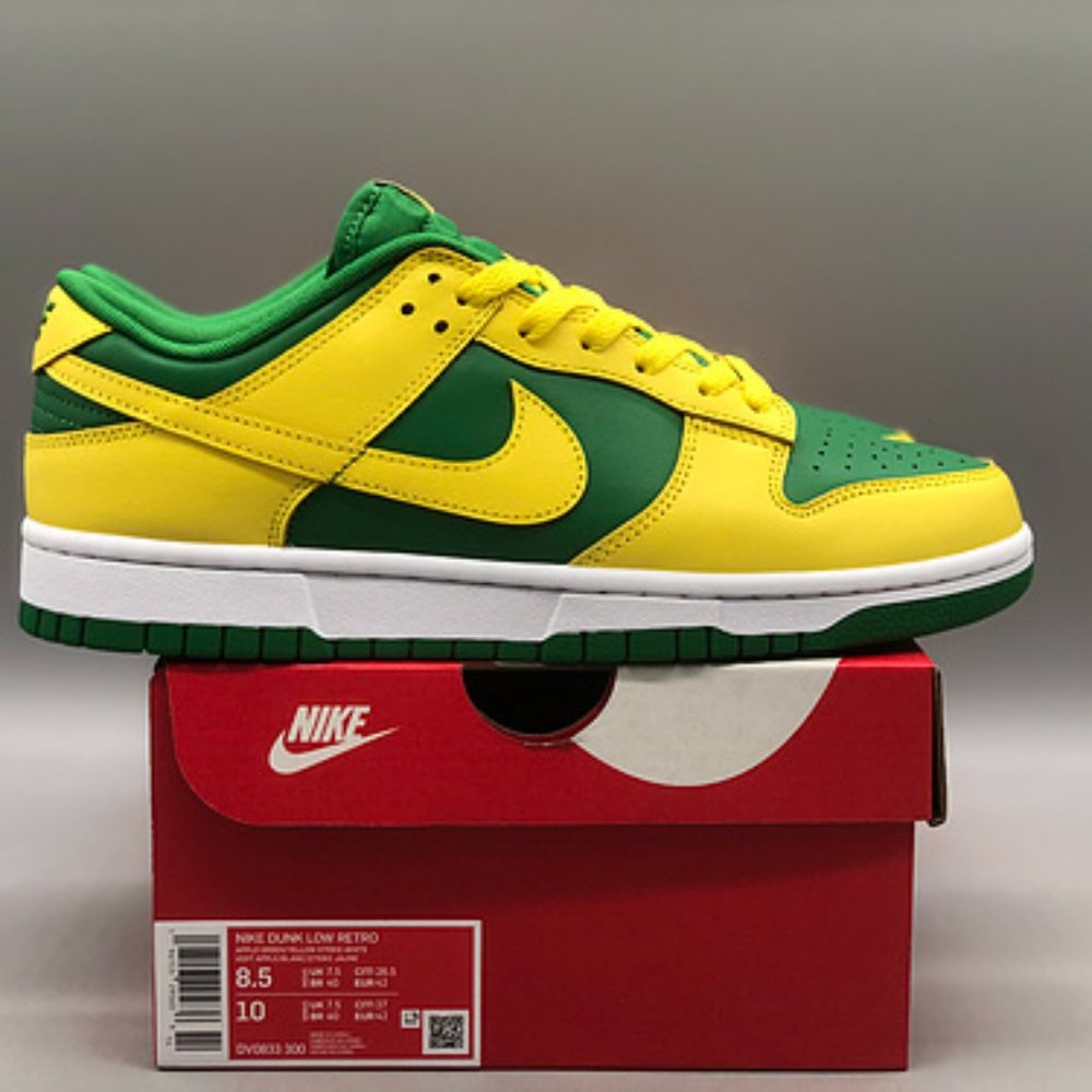 Nike Dunk Low Retro x Reverse Brazil Sneakers